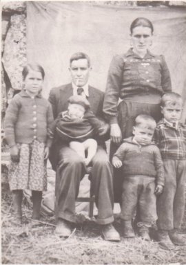Photo of my family in Portugal, including two uncles who died of pneumonia before my father was born